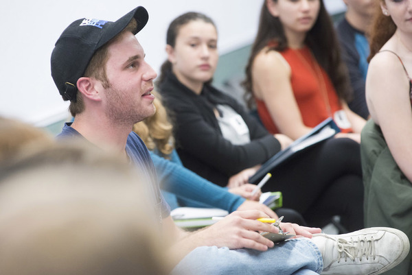 Photo Flash: DEAR EVAN HANSEN's Ben Platt Leads Master Class at Broadway Workshop Image