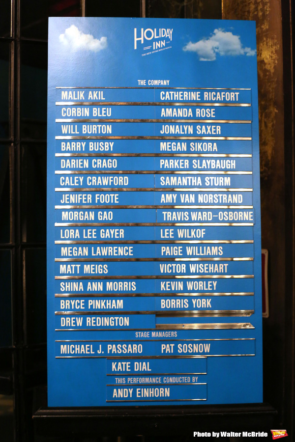 Photo Coverage: HOLIDAY INN Takes Opening Night Bows on Broadway!! Photo Coverage: HOLIDAY INN Takes Opening Night Bows on Broadway!! Image