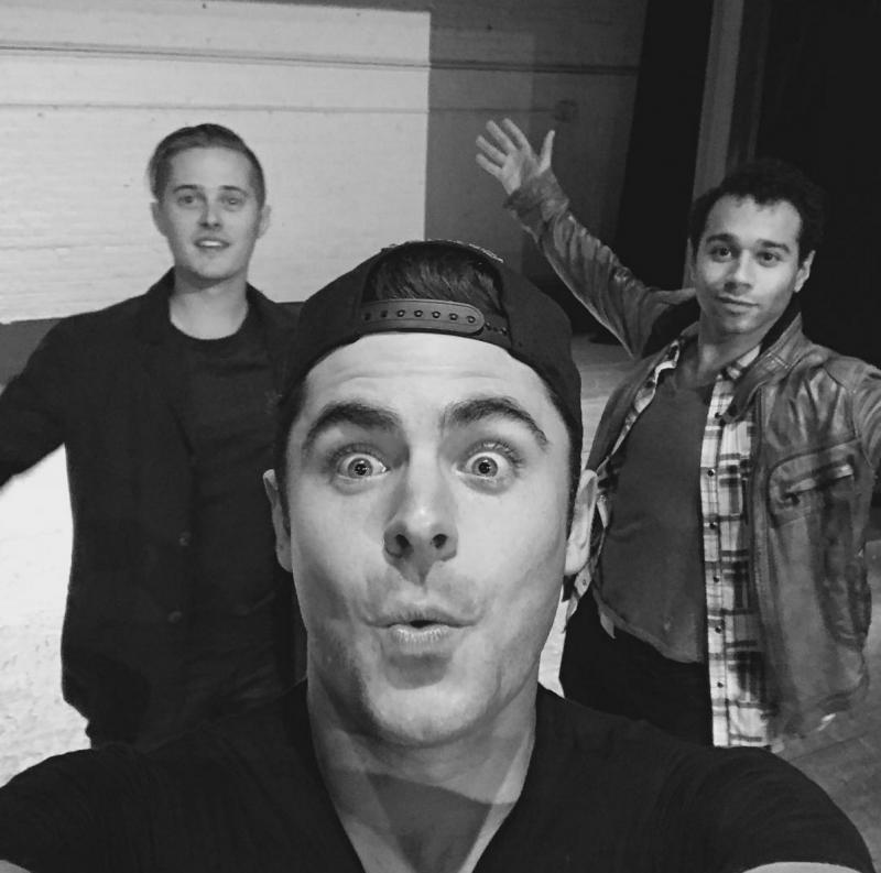 Wildcats Reunited! Zac Efron & Lucas Grabeel Visit Corbin Bleu at HOLIDAY INN Image