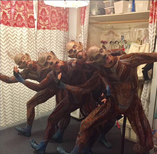 Photo Flash: The HAMILTON Cast Help Each Other Out, WICKED Monkeys Around, and More Saturday Intermission Pics! Image