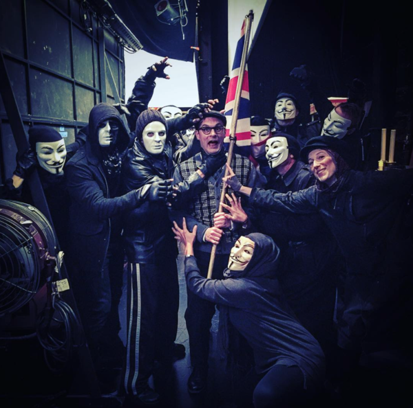 Photo Flash: The HAMILTON Cast Help Each Other Out, WICKED Monkeys Around, and More Saturday Intermission Pics! Image