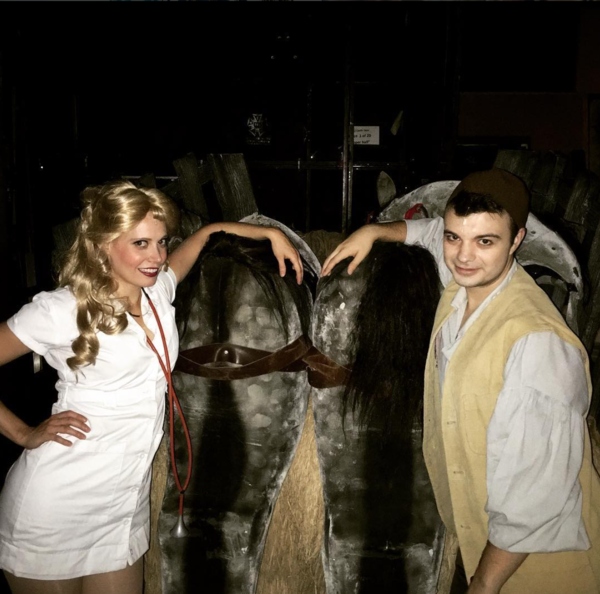 Photo Flash: The HAMILTON Cast Help Each Other Out, WICKED Monkeys Around, and More Saturday Intermission Pics! Image