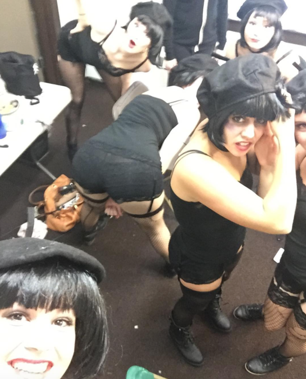 Photo Flash: The HAMILTON Cast Help Each Other Out, WICKED Monkeys Around, and More Saturday Intermission Pics! Image