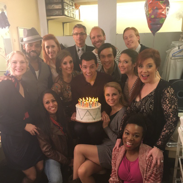 Photo Flash: The HAMILTON Cast Help Each Other Out, WICKED Monkeys Around, and More Saturday Intermission Pics! 