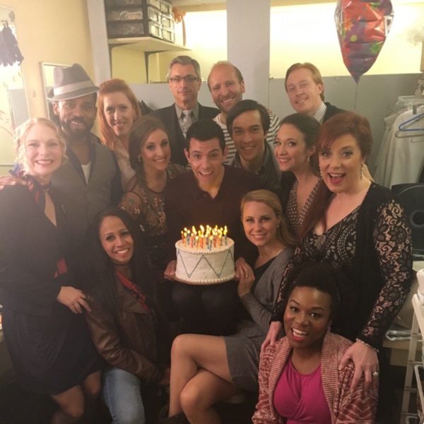 Photo Flash: The HAMILTON Cast Help Each Other Out, WICKED Monkeys Around, and More Saturday Intermission Pics! Image