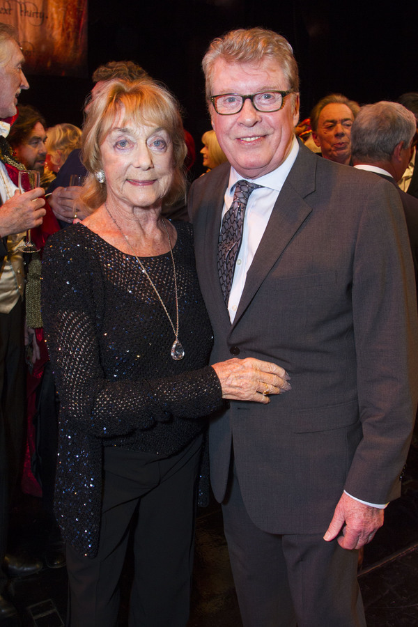 Gillian Lynne and Michael Crawford backstage Photo