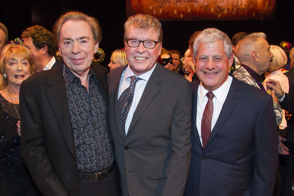 Andrew Lloyd Webber, Michael Crawford and Cameron Mackintosh Photo