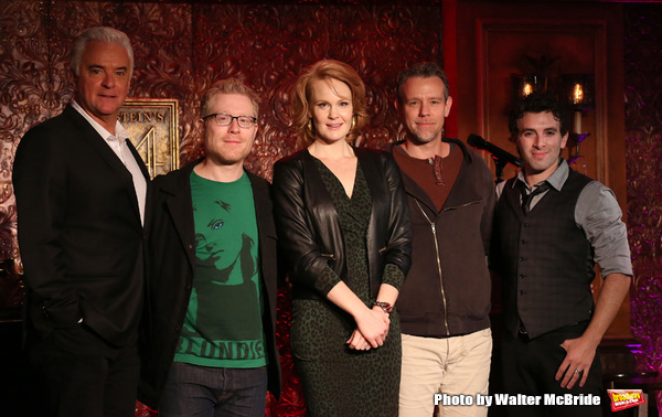 John O'Hurley, Anthony Rapp, Kate Baldwin, Adam Pascal and Jarrod Spector attend the  Photo