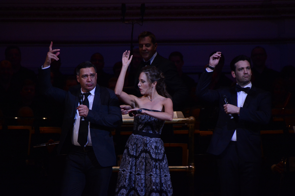 Nathan Gunn, Laura Osnes, Steven Reineke and Colin Donnell Photo