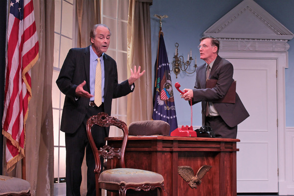 Photo Flash: In Rehearsal with Hampton Theatre Company's NOVEMBER Image