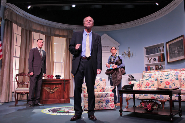 Photo Flash: In Rehearsal with Hampton Theatre Company's NOVEMBER Image