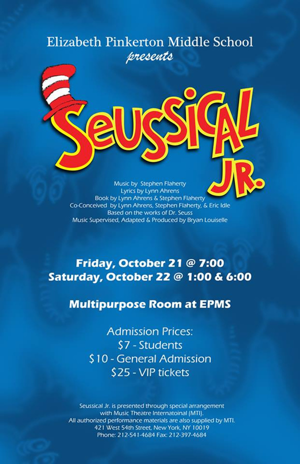 Photo Flash: Elizabeth Pinkerton Middle School Presents, 'Seussical Jr.' Image