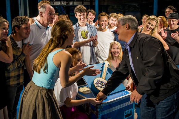 Photo Flash: Cast of HALF A SIXPENCE Surprises Sir Cameron Mackintosh on Birthday Image