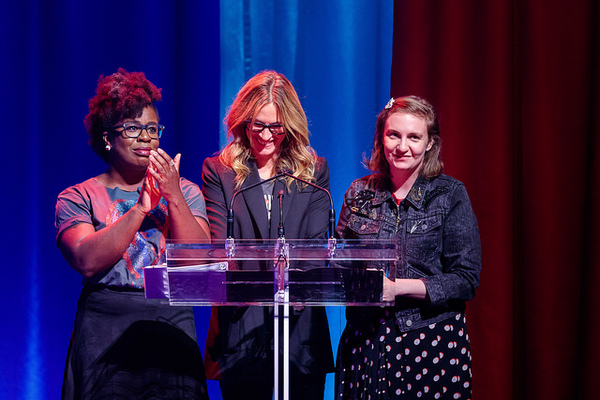 Uzo Aduba, Julia Roberts, Lena Dunham Photo