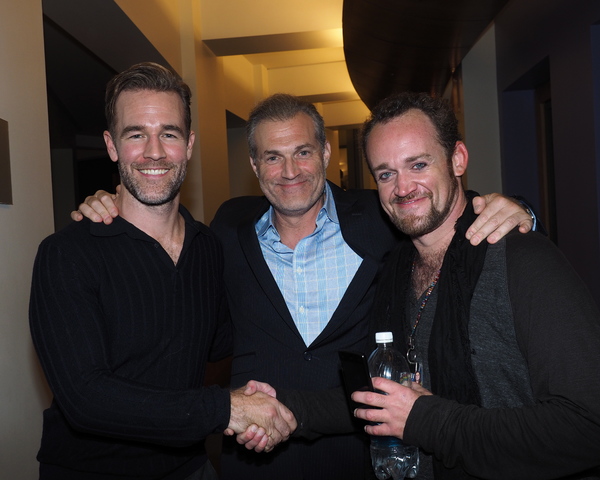 James Van Der Beek, Director Marc Kudisch, and Dennis Kyle Photo