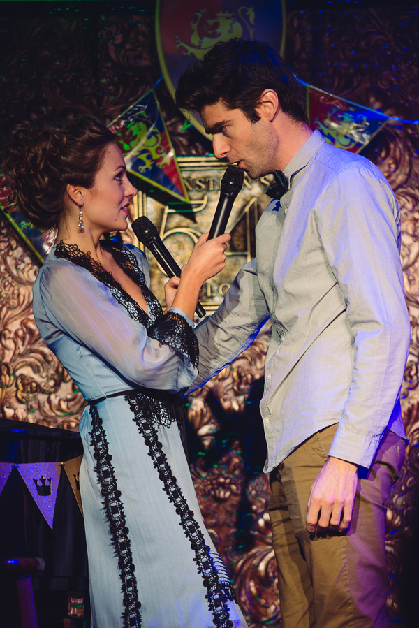 Drew Gehling and Laura Osnes
 Photo