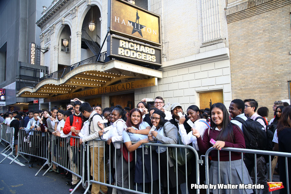 Photo Coverage: #EduHam Takes Over at HAMILTON with Gilder Lehman Institute's American History Education Matinee Image