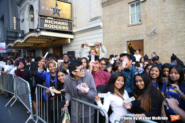 Photo Coverage: #EduHam Takes Over at HAMILTON with Gilder Lehman Institute's American History Education Matinee Image