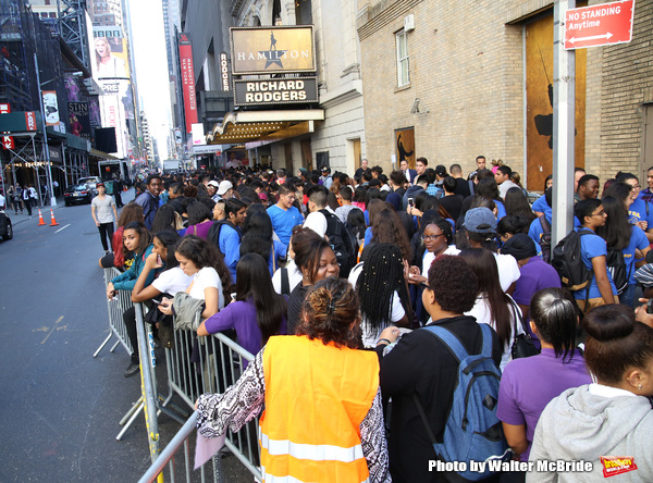 Photo Coverage: #EduHam Takes Over at HAMILTON with Gilder Lehman Institute's American History Education Matinee Image