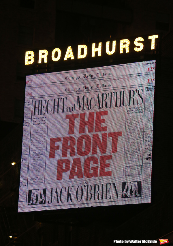 Photo Coverage: THE FRONT PAGE Company Takes Opening Night Bows! Image