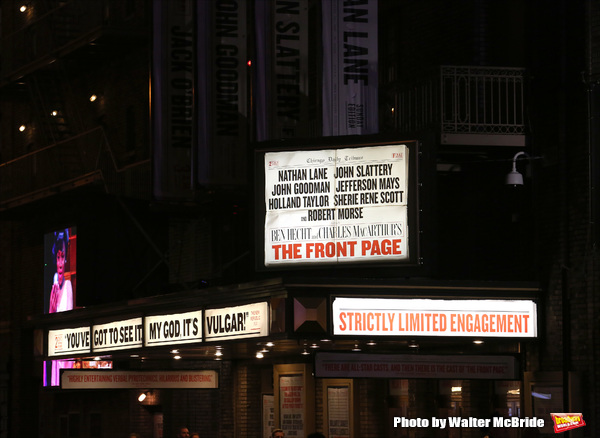 Photo Coverage: THE FRONT PAGE Company Takes Opening Night Bows! Image