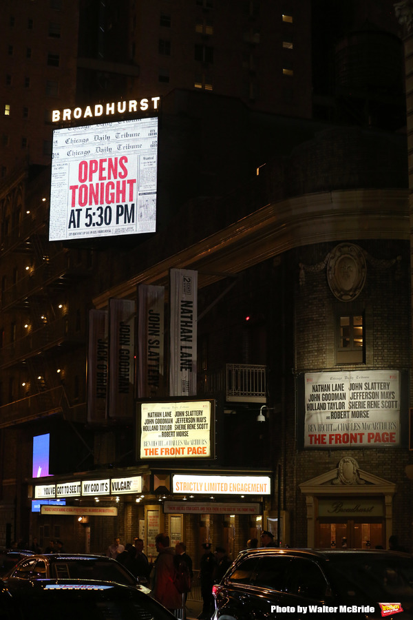 Photo Coverage: THE FRONT PAGE Company Takes Opening Night Bows! Image