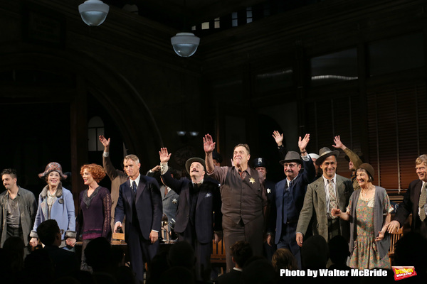 Photo Coverage: THE FRONT PAGE Company Takes Opening Night Bows! Image