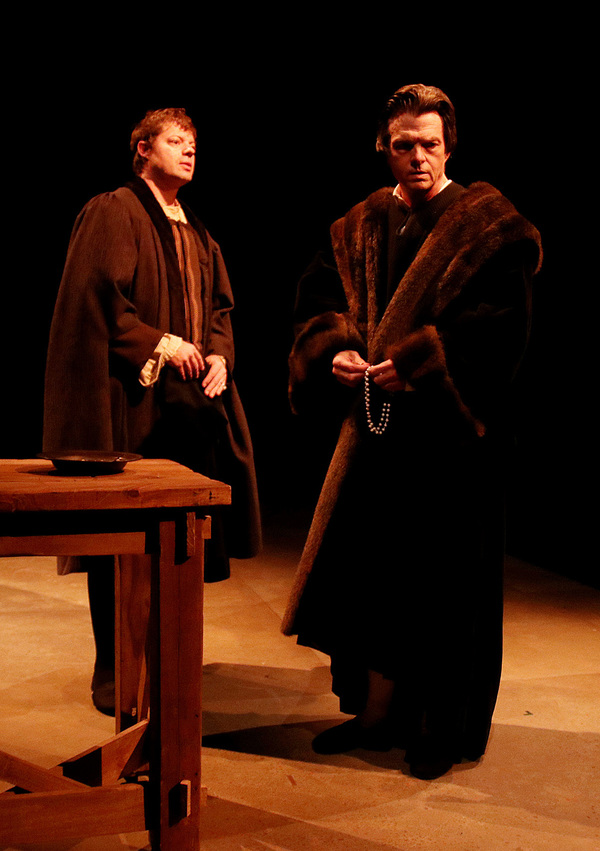 Thomas Cromwell (Joel Grothe) and Thomas More (Joel Sandel) Photo