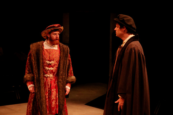 King Henry VIII (Blake Weir) and Thomas Cromwell (Joel Grothe) Photo
