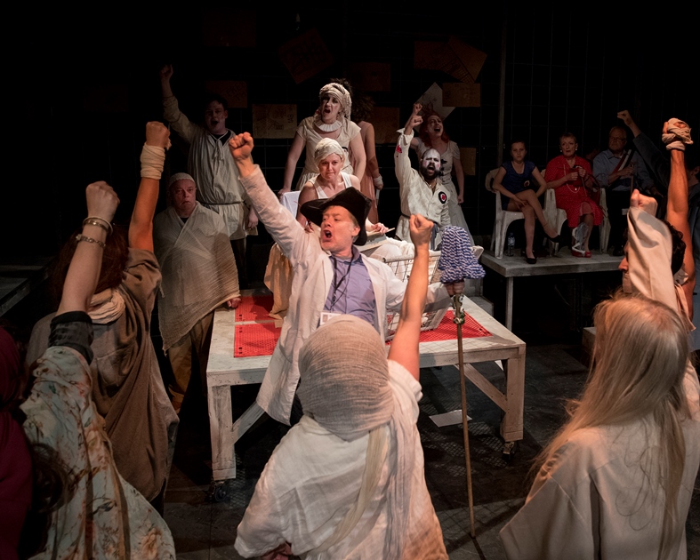Review: MARAT/SADE Rebels and Reaches for the Heartstrings at New Theatre Image