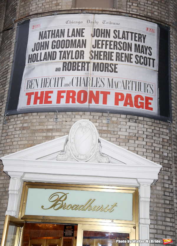 Photo Coverage: On the Red Carpet for Opening Night of THE FRONT PAGE Image