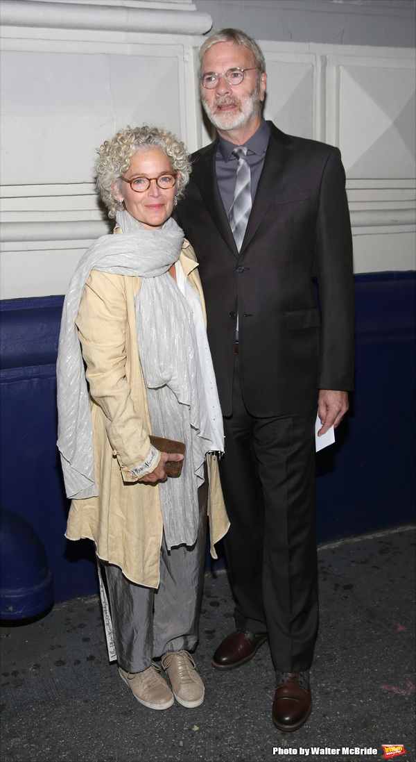 Amy Irving with relaxed, Husband Kenneth Bowser Jr. 