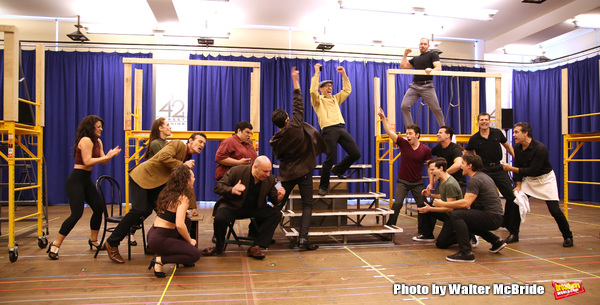 Photo Coverage: In the Rehearsal Room with the Cast of A BRONX TALE on Broadway! Image