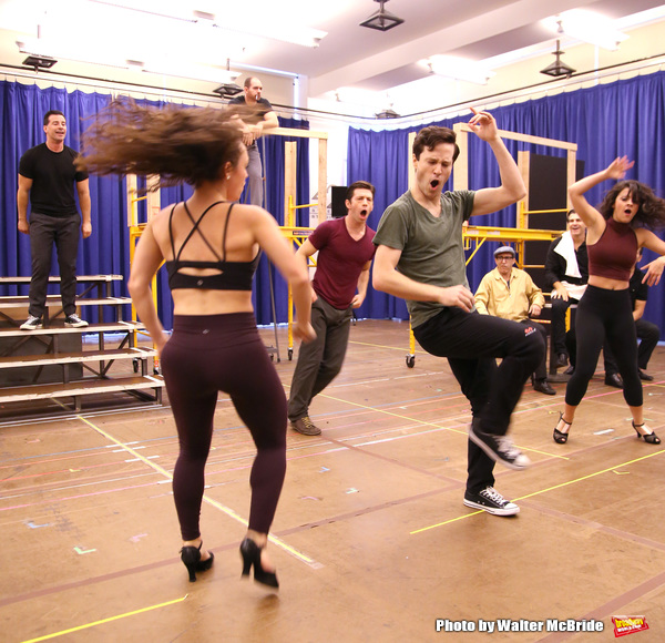 Photo Coverage: In the Rehearsal Room with the Cast of A BRONX TALE on Broadway! Image