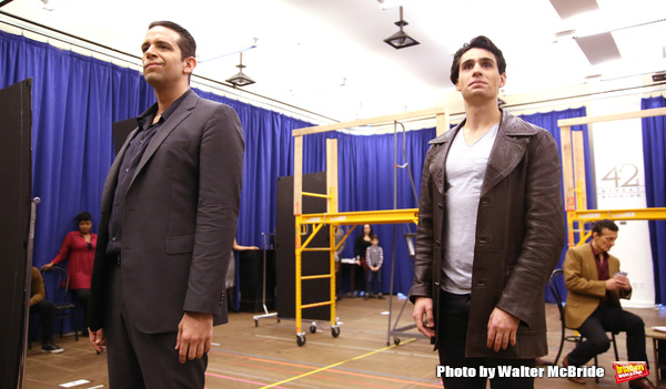 Photo Coverage: In the Rehearsal Room with the Cast of A BRONX TALE on Broadway! Image