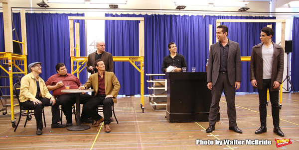 Photo Coverage: In the Rehearsal Room with the Cast of A BRONX TALE on Broadway! Image