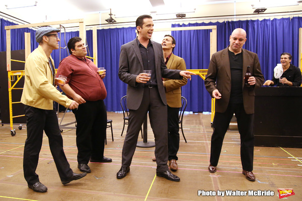 Photo Coverage: In the Rehearsal Room with the Cast of A BRONX TALE on Broadway! Image