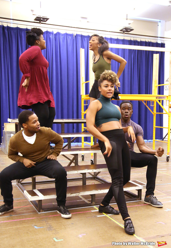 Photo Coverage: In the Rehearsal Room with the Cast of A BRONX TALE on Broadway! Image