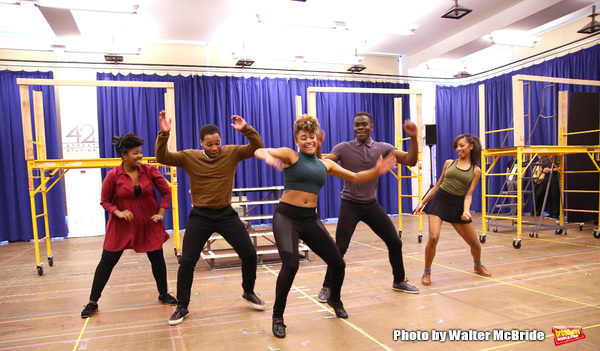 Photo Coverage: In the Rehearsal Room with the Cast of A BRONX TALE on Broadway! Image