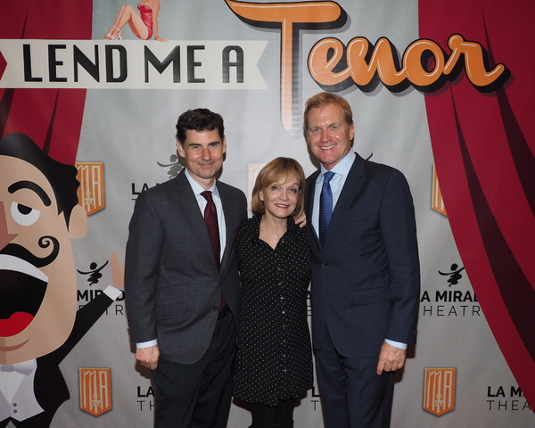 B.T. McNicholl with Executive Producers Cathy Rigby and Tom McCoy Photo