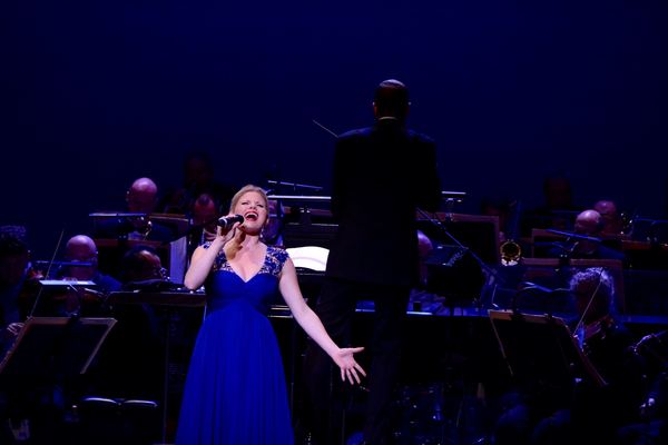 Photo Coverage: Megan Hilty and Brian d'Arcy James at Tilles Center Gala with The New York Pops Image