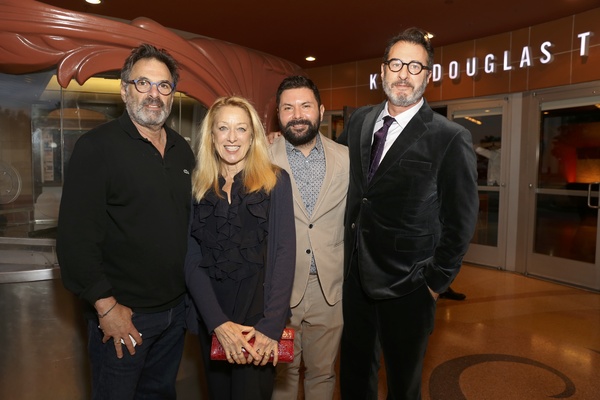 Actors Ken Olin and Patricia Wettig, Leon Avelino and Jon Robin Baitz Photo