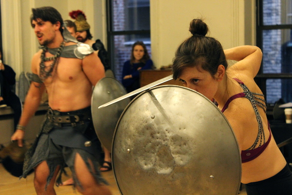 Photo Flash: Exclusive Photos from 'Coriolanus' from Shakespeare in the Square / Combative Theatre Co. Image
