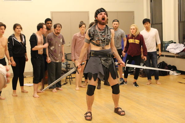 Photo Flash: Exclusive Photos from 'Coriolanus' from Shakespeare in the Square / Combative Theatre Co. Image
