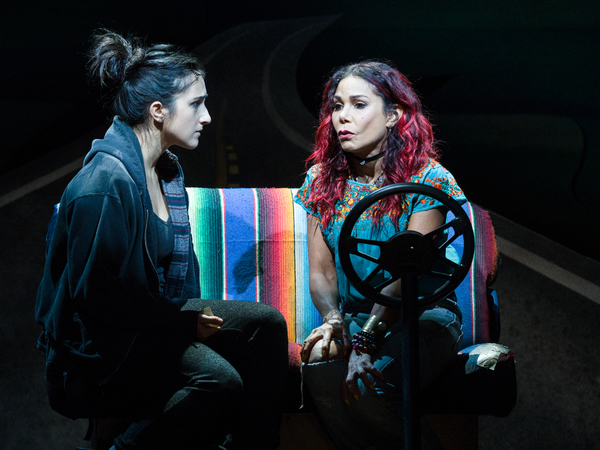 Krystina Alabado and Daphne Rubin-Vega (right) in La Jolla Playhouseâ€™s world-p Photo
