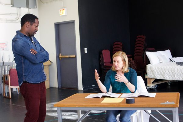Photo Flash: In Rehearsal with Mary Beth Fisher and James Vincent Meredith for ROZ AND RAY at Victory Gardens Image