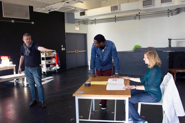 Photo Flash: In Rehearsal with Mary Beth Fisher and James Vincent Meredith for ROZ AND RAY at Victory Gardens Image