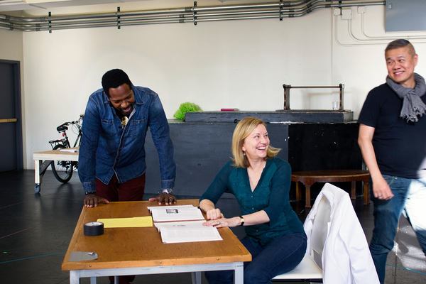 Photo Flash: In Rehearsal with Mary Beth Fisher and James Vincent Meredith for ROZ AND RAY at Victory Gardens Image