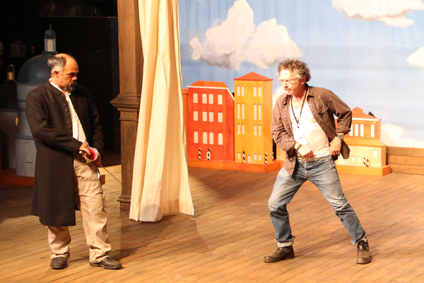 Photo Flash: New Peek at THE SERVANT OF TWO MASTERS in Rehearsal at Theatre for a New Audience Image