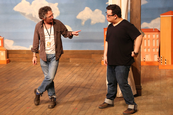 Photo Flash: New Peek at THE SERVANT OF TWO MASTERS in Rehearsal at Theatre for a New Audience 